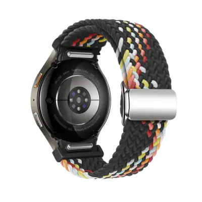 Najlonski remen za sat Samsung Watch 7 - Crna Rainbow Crna Rainbow