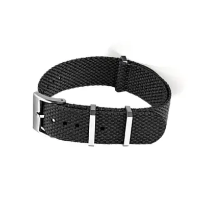 Premium najlonski remen za sat za Omega X Swatch Crna