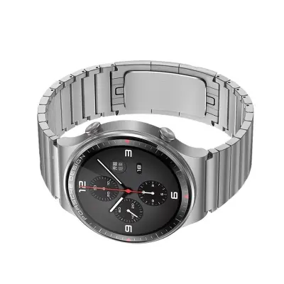 Srebrni remen za sat od nehrđajućeg čelika za Huawei GT3 GT2 Pro 46 mm Srebrna