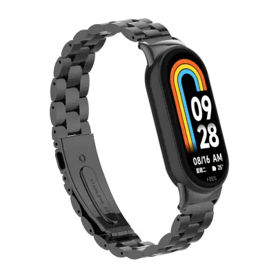 Elegantna narukvica od nehrđajućeg čelika za Xiaomi Mi 9 Crna