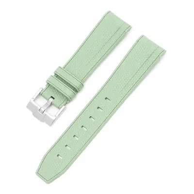 Gumena narukvica - 20 mm narukvica za sat Omega X Swatch Zelena