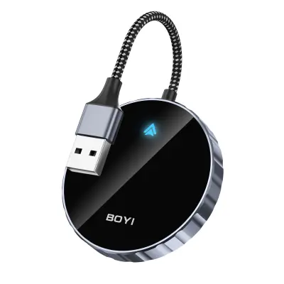 Bežični CarPlay adapter za Android auto stereo uređaje BY960L Crna