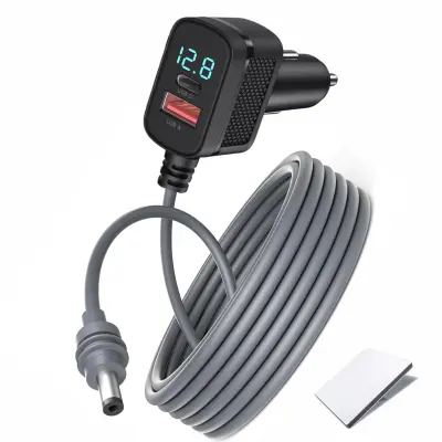 Mini Starlink 12V-24V adapter za automobilski upaljač Crna