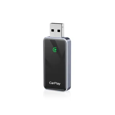 Bežični CarPlay adapter za automobile sa žičanim CarPlay-om Crna