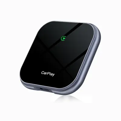Bežični CarPlay adapter za automobile sa žičanim CarPlay-om Crna