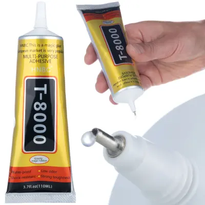 Univerzalno Ljepilo T-8000 110ml – Preciznost i Trajnost | Elastično, Otporno na Klimu