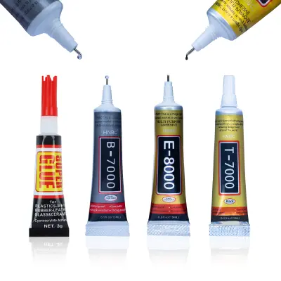 Set Univerzalna Ljepila E-8000, T-7000, B-7000 15ml + Super Ljepilo 3g – Preciznost i Trajnost | Višenamjenska Upotreba