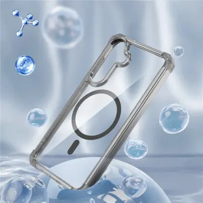 Sjajna prozirna crna futrola za Samsung S23 Ultra Prozirna crna