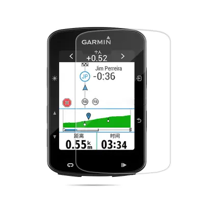 Zaštitnik zaslona za biciklističko računalo Garmin Edge 520 Plus (paket od 2 komada) Transparentno