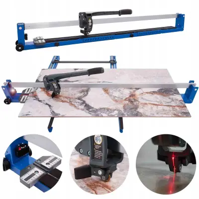 PRO jednostruki veliki keramički rezač do 1200 mm na kotačima + laser