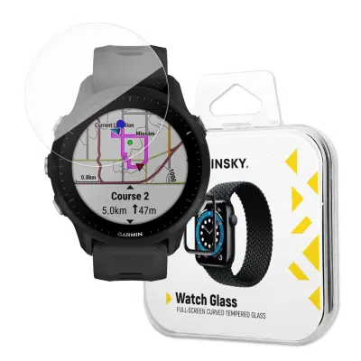 Wozinsky kaljeno staklo s potpunim lijepljenjem za Garmin Forerunner 965 (2 komada)