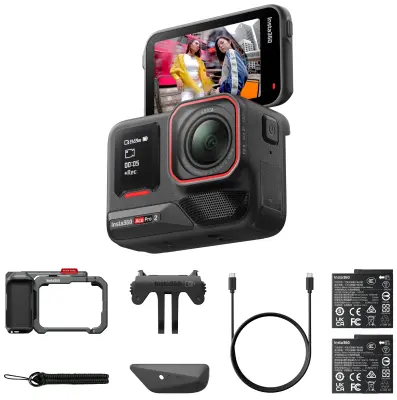 Akcijska kamera Insta360 Ace Pro 2 Dual Battery Xplorer Bundle ( Dark Gray)