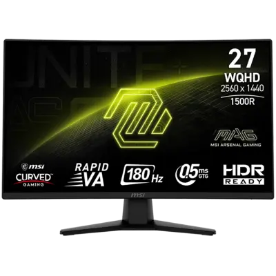 Monitor 27" MSI MAG 274CQF, 180Hz, WQHD, VA