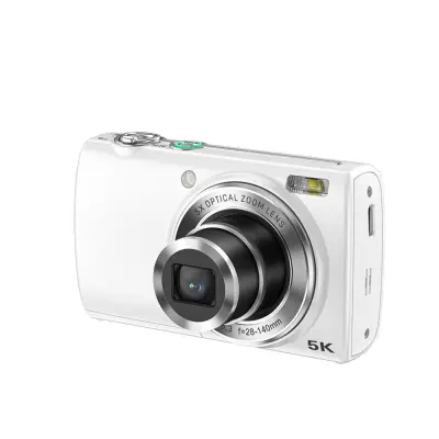Digitalni fotoaparat s 5x optičkim zumom Bijela