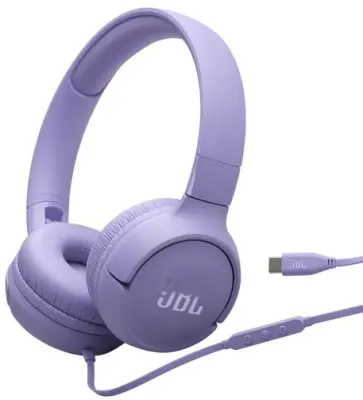 Slušalice JBL TUNE 520 USB-C ljubičasta