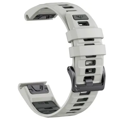 Silikonska narukvica s brzim otpuštanjem za Garmin Fenix 8 Siva