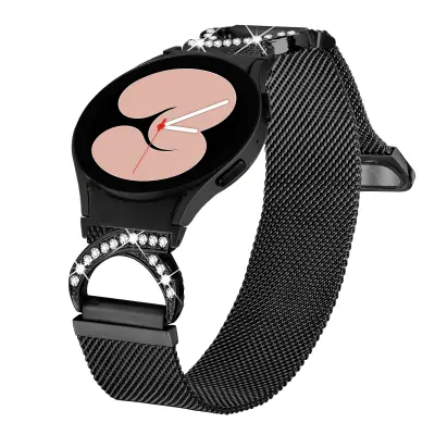 Remen za sat s brzim otpuštanjem za Samsung Galaxy Watch 4/5/6 Crna