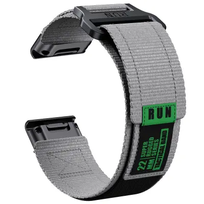 Garmin Fenix 8 Najlonska tkana narukvica Siva