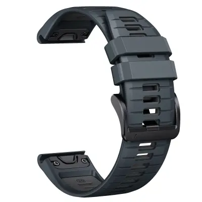 Elegantna narukvica s brzim otpuštanjem za Garmin Fenix 7X Pro Tamno siva