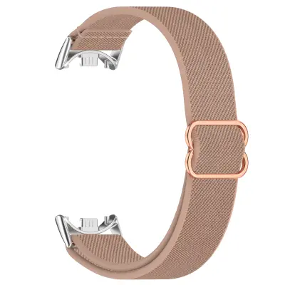 Prozračna najlonska narukvica za Xiaomi Mi Band 9/8/NFC Ružičasta