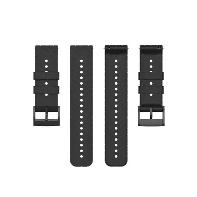 Silikonski remen za pametne satove Suunto i Fossil Crna