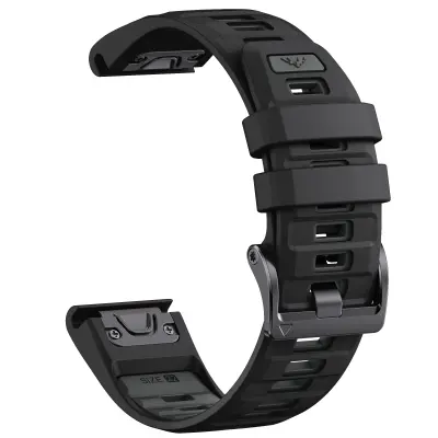 Garmin Fenix 8 Brzo Otpuštajuća Narukvica Crno+Sivo