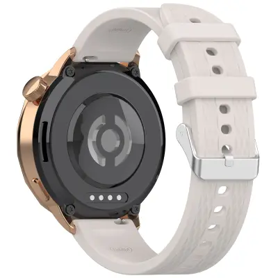 Stilski silikonski remen za OPPO Watch X2 Mini (18 mm) Bijela