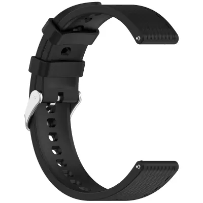 Stilski silikonski remen za OPPO Watch X2 Mini (18 mm) Crna