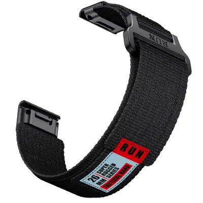 Garmin Fenix 8 najlonska tkana narukvica Crna