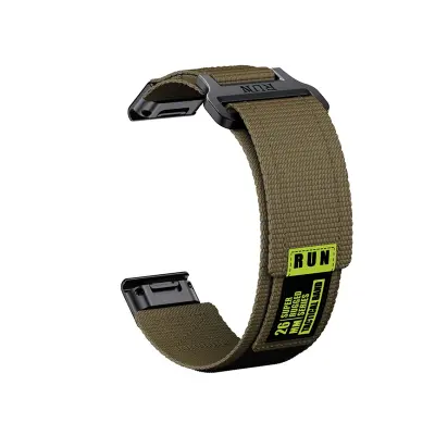 Garmin Fenix 8 najlonska tkana narukvica Crna