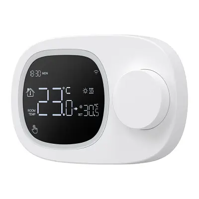 Pametni WiFi termostat WT598 za kontrolu temperature doma Bijela