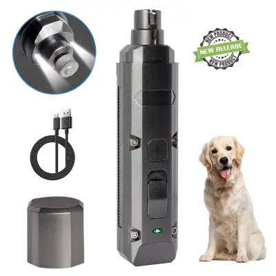 Pet Nail Grinder J2 - Nježno i učinkovito uređivanje šapa Tamno siva