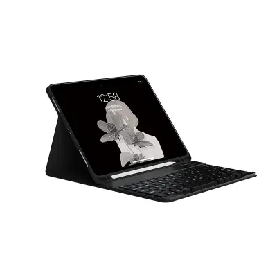 Zaštitna futrola s odvojivom Bluetooth tipkovnicom za iPad Crna
