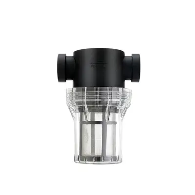 Protočni filter za vodu - 1/2" unutarnji navoj Crna