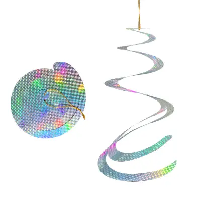 Spiralni reflektori za odbijanje ptica Srebrna