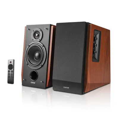 Obnovljeni - kao novi - Edifier R1700BTs aktivni zvučnici za police, Bluetooth v5.0, 66 W RMS, bežični 2.0 studijski monitori