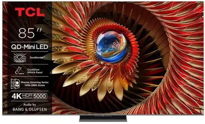 TV 85" TCL QD-Mini LED 85C8K, Google TV