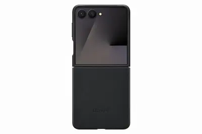 Kožna maska za Samsung Galaxy Z Flip7 crna EF-VF766PBEGWW