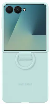 Silikonska maska s prstenom za Samsung Galaxy Z Flip7 mint EF-PF766TMEGWW