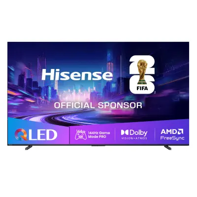 TV HISENSE 100E7Q PRO, 253 cm (100") QLED, 4K Ultra HD 144 Hz, Smart TV, VIDAA OS