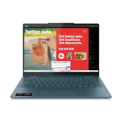 Laptop LENOVO Yoga 7 2-in-1 83JR008ASC, 35.6cm (14") OLED Touch WUXGA, AMD Ryzen AI 7 350, 32 GB RAM, 1 TB SSD, AMD Radeon 860M Graphics, W11H