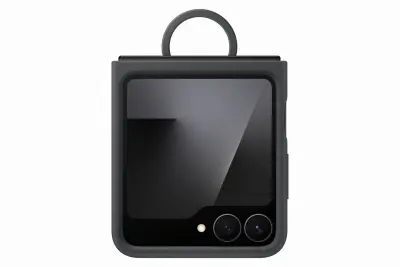 Silikonska maska za Samsung Galaxy Z Flip7 FE crna EF-PF741TBEGWW