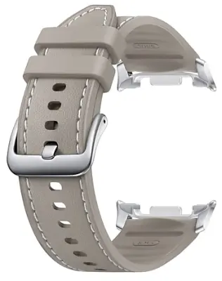 Dodatni Hybrid remen 20mm M/L za Samsung Galaxy Watch8 bež ET-SLL50LJEGEU