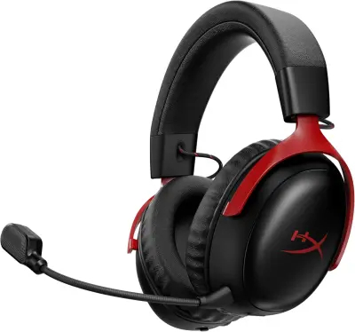 HP HyperX Cloud III S Wireless Headset Black-Red