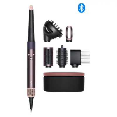Uređaj za oblikovanje kose Dyson Airwrap i.d. Jasper Plum Limited Edition Curly + Coily + Kopče za kosu Dyson 4 kom
