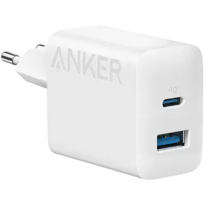 ANKER kućni punjač 20W, 1xUSB-C/1xUSB-A i KABEL USB-C, bijeli