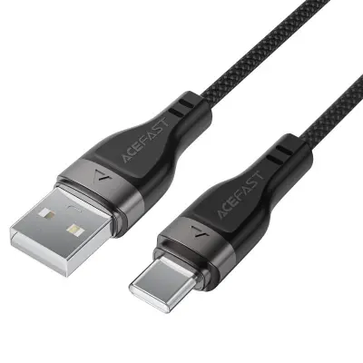 Kabel magnetni Acefast USB-A na USB-C crni