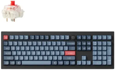 Tipkovnica Keychron V6M-D1 Black RGB