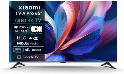 TV XIAOMI A Pro, 165.1cm (65"), QLED, 4K UHD SMART TV, GOOGLE TV
