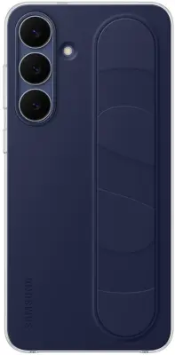 Silikonska maska s remenom za Samsung Galaxy S25 FE tamno plava EF-GS731CNEGWW